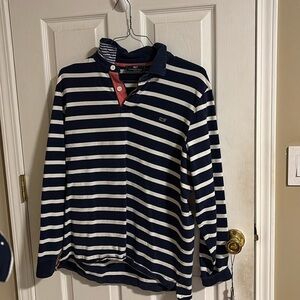 Vineyard Vines stripe pullover; men’s large